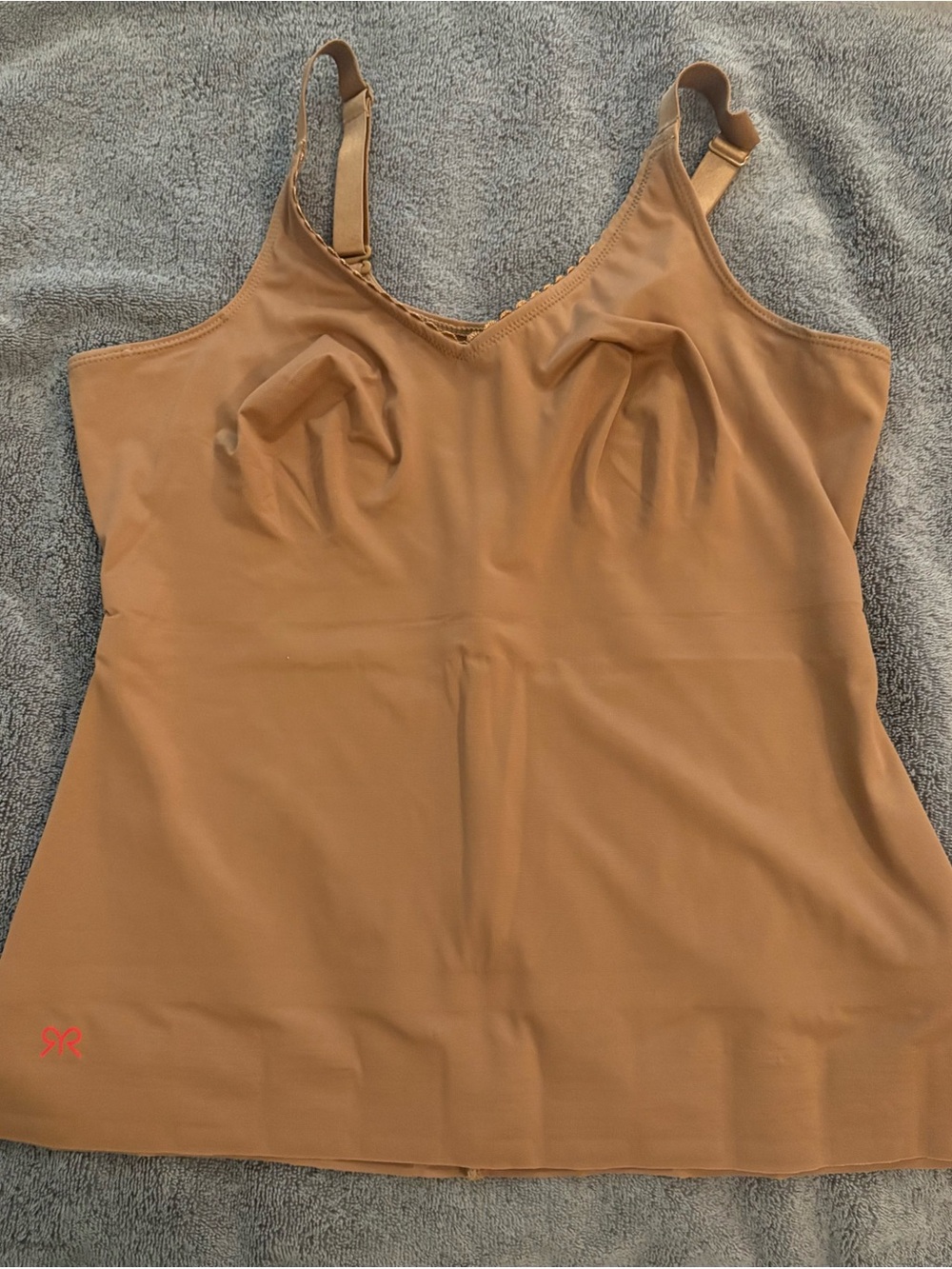 Ruby Ribbon Heritage Camisole Tank Top Brown Sugar